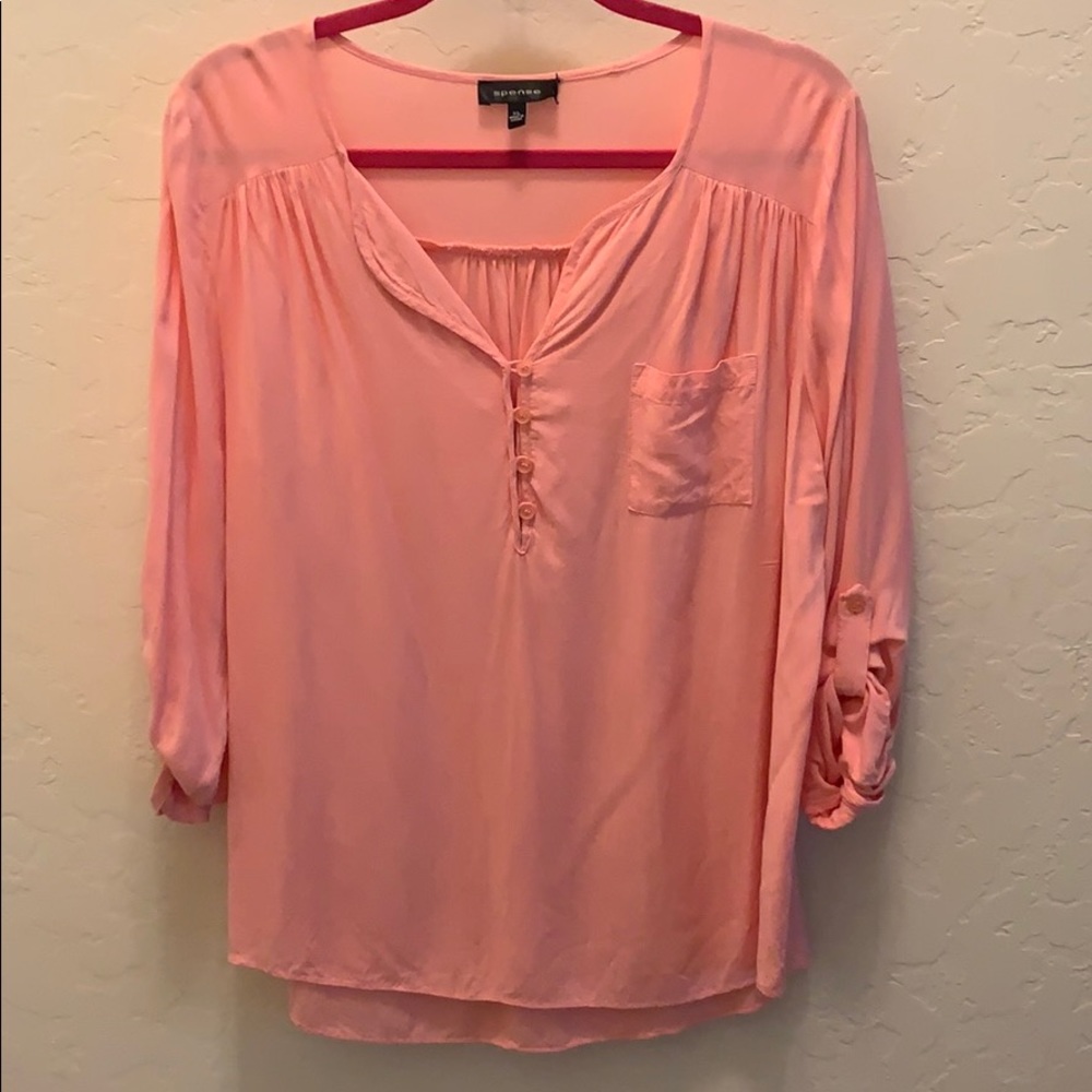Pink blouse